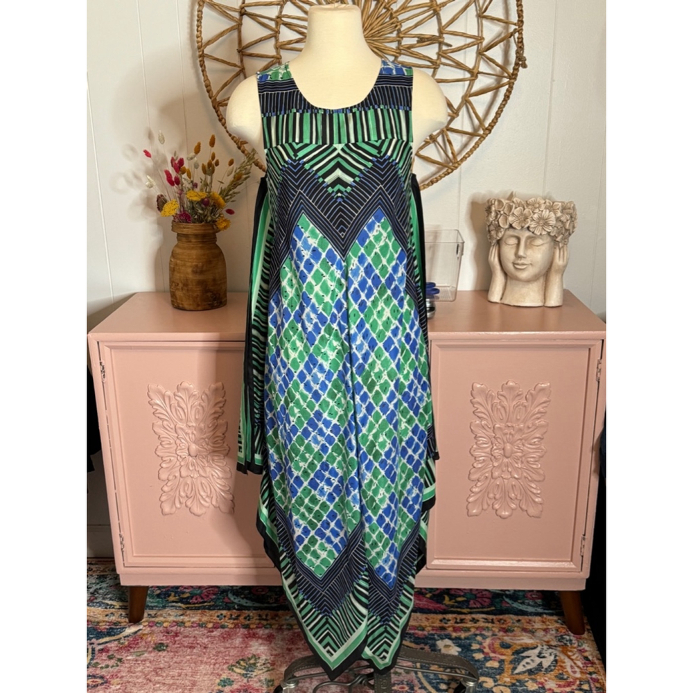 Women's Nic+Zoe Green Blue Dress Size‎ S